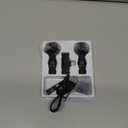 2pcs Dual Receivers Mini Microphone for iPhone iPad Android Video Recording,Lavalier Wireless Microphones for Game,Live Streaming,Interviews,YouTube,TikTok,Vlog