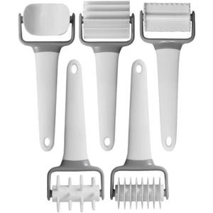 Fox Run Pastry and Pasta Wheels, Set of 5 Dough Cutter Tools