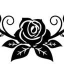 AHYS Black Metal Wall Decor Large Metal Rose Wall Art for Home Decor for Living Room Bedroom Above The Bed & The Door Decorations