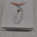 Fastaid Red-Light-Therapy-for-Face and Neck, Red Light Therapy Wand, 7 Color Led Face Neck Massager for Skin Care, White