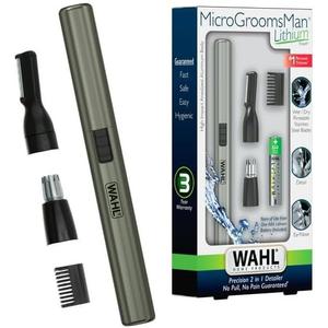 Micro Groomsman Lithium Battery Face & Body Detail Hair Trimmer for Men 5640-1101, Stainless Steel Blade, Detail Trimmer for Necklines, Sideburns and Eyebrows