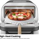CHEFMAN Indoor Pizza Oven - Makes 12 Inch Pizzas in Minutes, Heats up to 800F - Countertop Electric Maker with 5 Touchscreen Presets, Pizza Stone and Peel Included - Stainless Black