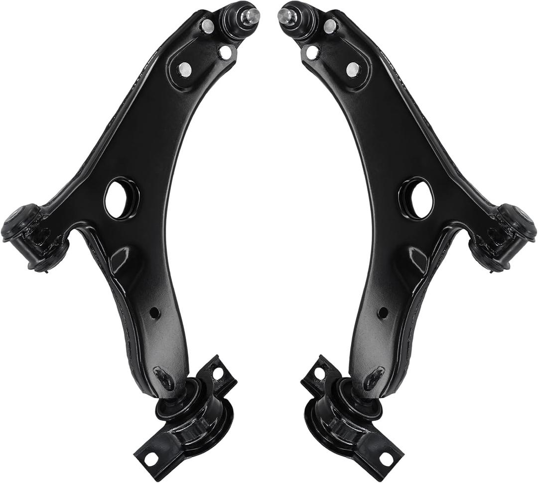 K80407 K80408 Front Lower Control Arms w/Ball Joint Bushing Assembly Replacement for 2004-2011Ford Focus (2004 Models Manufactured AFTER 4/5/04)