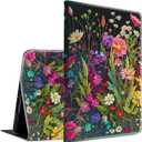 Case for All-New Kindle Fire HD 10 & 10 Plus Tablet 13th/11th Generation 2021/2023 Lightweight Smart Case Adjustable Stand Protective Cover with Auto Wake/Sleep - Floral Flower