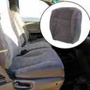 NLQR Front Driver and Passenger Side Bottom and Top Lean Back Cloth Replacement Seat Covers #Mist Gray R1C3 Compatible with Dodge Ram 1500 2500 3500 1998 1999 2000 2001 2002