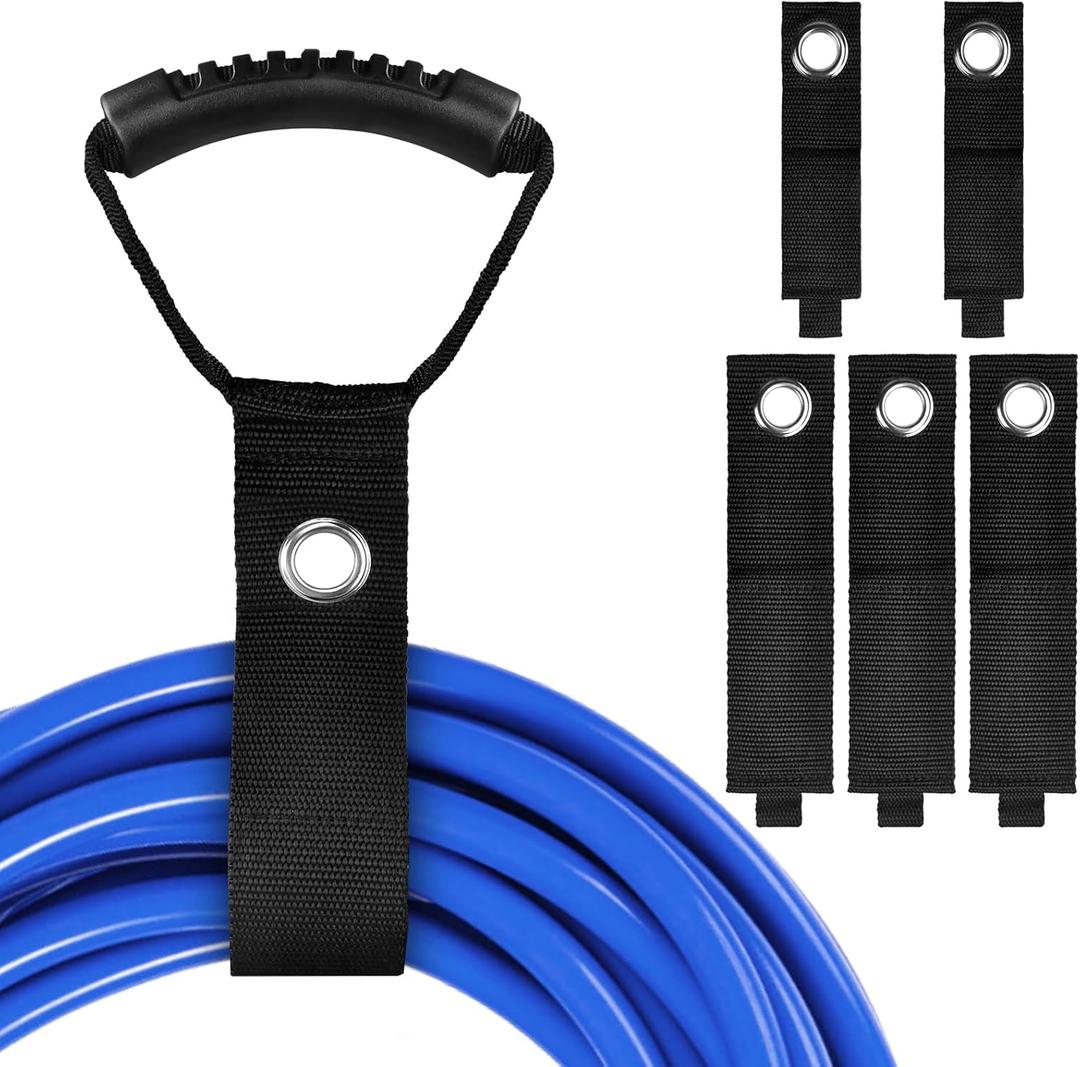 Christmas Gifts Stocking Stuffers for Men - 6 Pack Heavy-Duty Storage Straps Gifts for Men Dad Him Boyfriend Cable Straps for RV Accessories Extension Cord Organizer Workshop Organizers Garage Gadgets