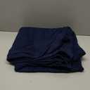 Berkshire Blanket Microfleece Throw Size Bed Throw Blanket Navy, Lightweight Soft Breathable Plush Micro Fleece Throw Blanket for Travel, Bed and Couch, 50x60 Inches