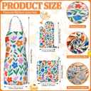 Blushtier Passover Kitchen Accessories Sets, Including Kitchen Apron, Pot Holder, Oven Mitt Passover Gifts for Home Seder