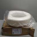 770-610 4 Inch Portable Raised Toilet Seat Riser, Elevated Toilet Seat for Seniors