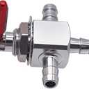 Two-Way Fuel Shut Off Gas Valve 1/4" Fit for Exmark 1-633347 Fit for Hustler 745059 Scag 482212 Yazoo 10267 Fit for Husqvarna 539102679 2 pack