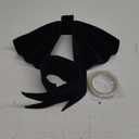 Black Bow Coquette Birthday Decorations: Big Bows Party Themed Backdrop 20 Inches Large Room Wall Decor Giant Door Wedding Engagement Bridal Bachelorette Baby Shower Christmas Graduation Decoration