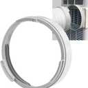 5.9 Inch Portable Air Conditioner Exhaust Hose Coupler, Round Coupler, Window Adapter Mobile Air Conditioner Accessories Not Universal, Check Compatibility