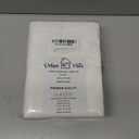 Urban Villa Flour Sack White Kitchen Towels 100% Cotton Highly Absorbent Dish Towels for Bread Proofing Baking Drying Dinnerware Glass Embroidery DIY Projects Zero Lint 27x27 Inches (8 Pack)