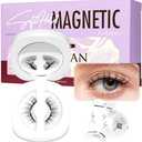 BEYELIAN Magnetic Eyelashes Soft Magnetic Lashes Natural Look Comfortable & Secure Fit Easy to Apply Reusable (1 Pairs, CS01)