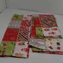 Erosebridal Red Green Christmas Full Duvet Cover,Cute Snowman Gingerbread Man Bedding Set Gifts for Kids Girls Boys,Multicolor Patchwork Bed Set Winter Xmas Duvet Cover 3Pcs (No Comforter)