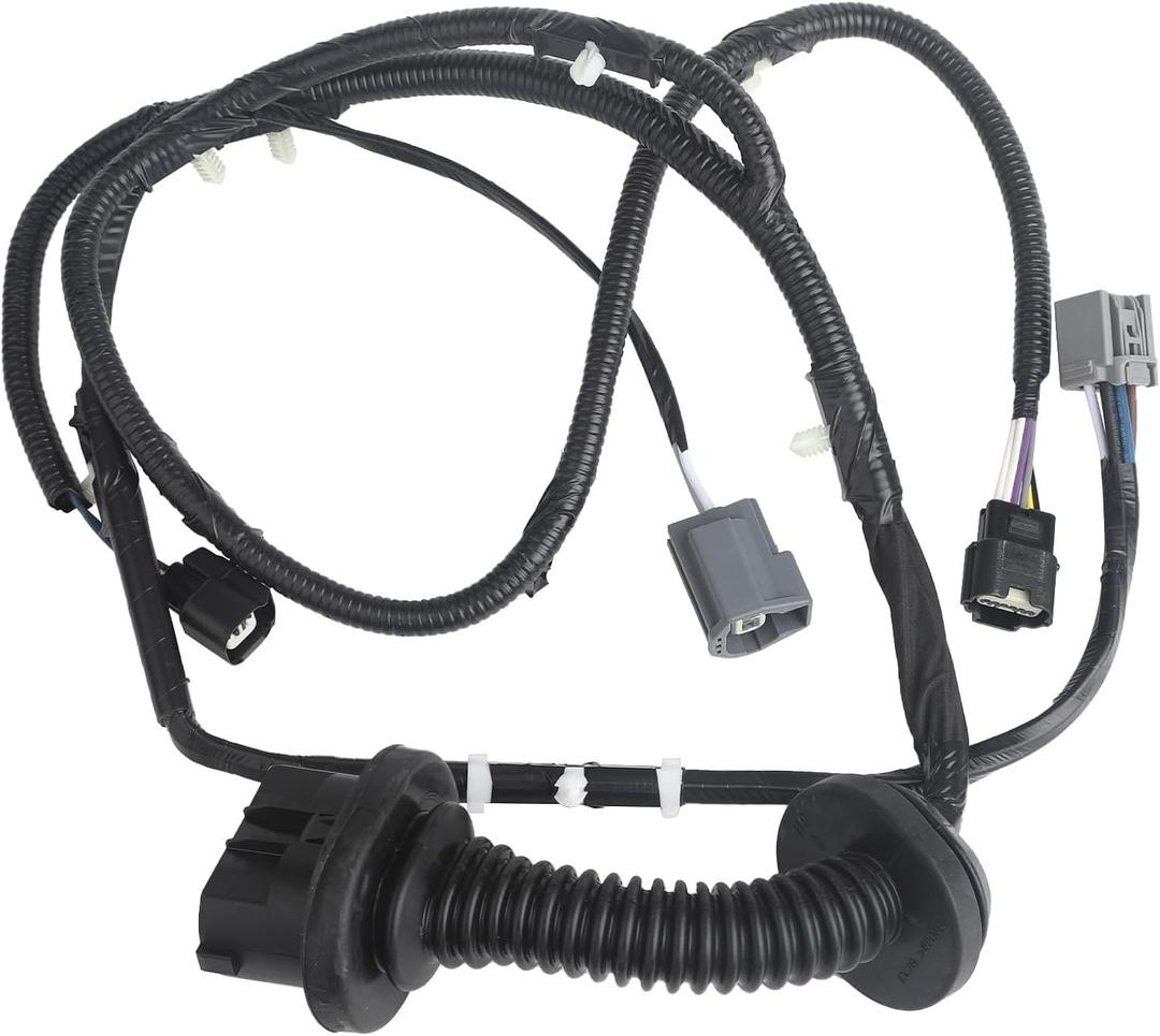 Rear Passenger RH Side Door Jumper Wire Harness Assembly Fits for 2009-2014 Ford F150 Crew Cab Replaces# AL3T-14632-DD, 9L3T-14632-JCA