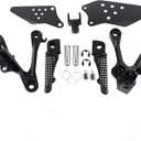 Motorcycles Foot Pegs Footpegs Front Footrest for Kawasaki Ninja ZX6R 2009-2024 ZX636 2013-2024