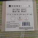 Home Wear Ultra Soft Bath Mat 17x24inch