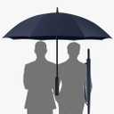 ZOMAKE Golf Umbrella, Large Windproof Heavy Duty Umbrellas 80INCH | XXXL Oversize Sports Umbrella for Soccer Baseball Games,2 Person Family Outdoor Use for Rain,Extra Large,Vented Double Canopy, Navy Blue