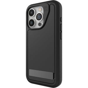 ZAGG Everest Snap iPhone 15 Pro Case with Kickstand - Drop Protection (20ft/6m), Triple-Layer Textured Cell Phone Case, No-Slip Design, MagSafe Phone Case, Black
