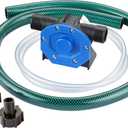 EXTRAUP Portable Self Priming Mini Hand Drill Water Transfer Pump Kit with Suction and Discharge Hose for Water Oil Fluid Transfer