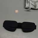 CLOZIA Sleep Mask for Men Women, Adjustable Moisturizing Dry Eye Mask, 100% Blocking Eye Masks for Sleep, Soft Comfortable for Travel & Shift Work, Black