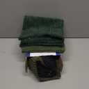 MIULEE Boho Farmhouse Throw Pillow Covers 18x18 Inch Set of 4 Mordern Neutral Green Cushion Covers Soft Corduroy Nordic Home Decor for Spring Couch Bed Sofa Living Room Green-Black