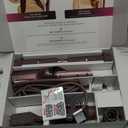 Shark FlexFusion Hair Straightener & Powerful Hair Dryer with Fusion Hair Brush, Ceramic Air Styler with Auto-Wrap Curlers & Concentrator, Ceramic Plates, Cosmic Blush HD641S