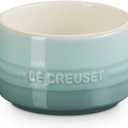 Le Creuset Stoneware Straight Wall Ramekin, 7 Oz., Sea Salt