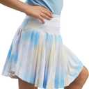 Sporty Girl's Pleated Performance Skirt with Built-in Shorts – Colorful Athletic Summer Casual Skirt (US, Age, 5 Years, 5-6 Y)