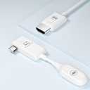 SmartSee Wireless USB C to HD Display Adapter Screen Mirror Cast Extend for iPhone 15 & USB C Equiped Phone Laptop HD Transmitter and Receiver | No Setup Real Plug n Play