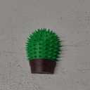 Cactus Cat Self Groomer  Adorable Cat Wall Scratcher, Wall & Corner Mounted Scratch Board for Indoor Cats, with Massage Bristles for Clawing, Stretching,Grooming and Itching Relief