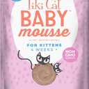 Tiki Cat Baby Mousse Wet Cat Food for Kittens, Salmon & Chicken, 2.4 oz. Pouch (12 Count) (EXP 09/01/27)