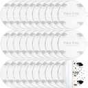 Flea Trap Refill Discs Sticky Fly Trap Refill Glue Board Refills Double Layer Adhesive Nontoxic Odorless Pest Control Replacement Sticky Glue Pads 7.1 Inch for Bugs Flies(30 Pcs)