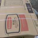 Rubbermaid Vertical Resin Outdoor Storage Shed With Floor (4 x 2.5 Ft) Weather Resistant Brown Organization for Home/Backyard/Garden Tools/Porch/Patio Cushions/Pool Chemicals/Toys