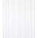 Barossa Design Waterproof Fabric Shower Curtain or Liner Microfiber 72" W x 74" H - Hotel Quality, Machine Washable, White Shower Curtain Liner for Bath Tub, 72x74 Inches