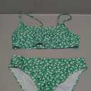 SweatyRocks Women's 2 Piece Bikini Set Ditsy Floral Print High Cut Bathing Suit Beachwear, Size M