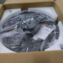 Wall Mounted Fan with Lights, 23” Wall Mount Fan with Remote, 6 Speeds Plug in Wall Fan, Reversible, 3CCT, Dimmable, Noiseless, 360°Adjustable Tilt for Workshop, Patio, Home