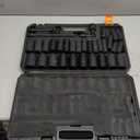 VEVOR 1/2" Drive Deep Impact Socket Set, 34pcs Socket Set Metric (8-36mm) 6 Poin