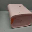 Ninestars 3 Gallon Automatic Trash Can, 12L Touchless Motion Sensor Bathroom or Bedroom Garbage Can with Odor-Sealing Lid, Impact-Resistant ABS Plastic, Pink