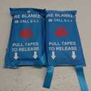 Black pro Fire Blanket, Fire Retardant Blanket, Emergency Fire Blanket for Kitchen, Home, School, Fireplace, Grill, Car, Office and Warehouse. CE Certified, 2 Pack