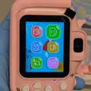 Upgrade Kids Camera for Boys Girls, Toddler Digital Selfie Camera with Cute Protective Cover and 32G SD Card, Christmas Birthday Gifts Toys for 3 4 5 6 7 8 9 10 11 12 Years Old Little Girls and Boys (Pink)