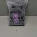 Molasus Women's Soft Cotton Underwear Briefs High Waisted Postpartum Panties Ladies Full Coverage Plus Size Underpants Black,Medium