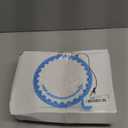 U2-26 Knots 19- 56, Weighted Hula Hoop for Adults Weight Loss, Infinity Hoop Plus Size, Children Adults Home Outdoors, Fun Fitness Exercise, Abdominal Toner,Free Waist Trimmer&Wash Bag (Blue)