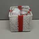 Pink Christmas Decor Light up Gift Boxes with Heart, Light up Xmas Boxes with Battery Operated for Wedding Christmas Valentine's Day Decorations Indoor and Outdoor (3 Pack) 