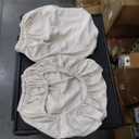 Elastic Chair Cover  Set of 6 Beige Round