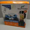 3-in-1 Blender and Food Processor Combo for Smoothies Shakers, 1500W(32000 RPM) Professional Blenders for Kitchen, Adjustable Speed, 68oz BPA-Free Plastic Jar, 30s Self-Cleaning (68 oz)