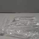 50 Pack Plastic Martini Glasses,7 oz Clear Disposable Cocktail Cups, Reusable Tall Stemmed Wine Shooter Glasses for Party Wine, Champagne, Margarita