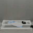 Hand Rails for Indoor Stairs, 4FT Metal Stair Railing Indoor, Dia. 1.24, Matte Guard Coating, 400LBS Load Capacity Wall-Mounted Pipe Staircase Handrails for Indoor & Outdoor Use