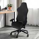 SARAFLORA Gaming Chair Covers Stretch Washable Computer Chairs Slipcovers for Armchair, Swivel Chair, Computer boss Chairs (Black, X-Large)